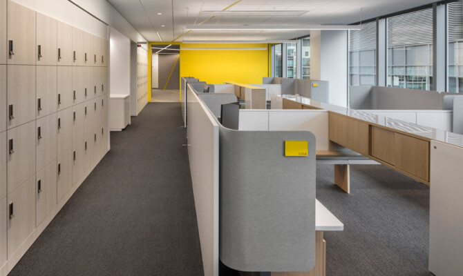 Akami yellow cubicles